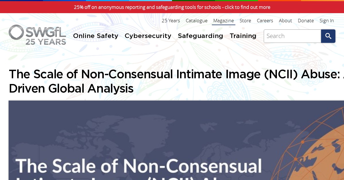 SWGfL 최초 글로벌 분석: 전 세계 NCII 피해자 연간 4,970만 명 — INTERPOL 딥페이크 사기 4,420억 달러·영국 1,500% 급증