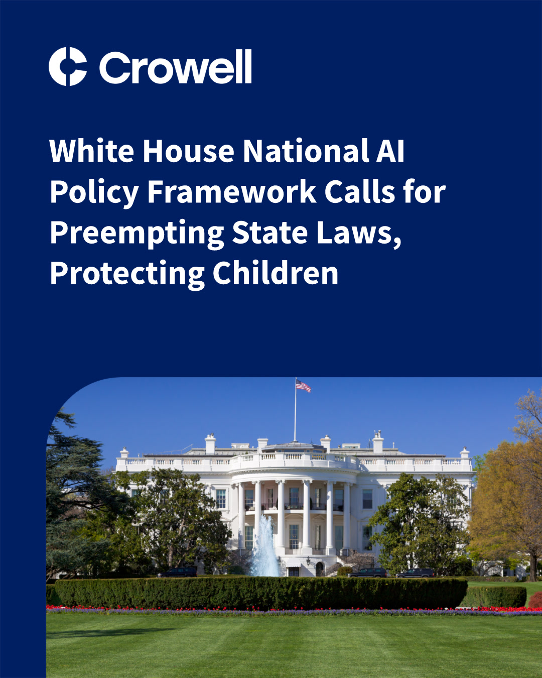 백악관 AI 국가정책 프레임워크 발표 — 46개 주 딥페이크 규제법과 '연방 선점' 충돌 본격화